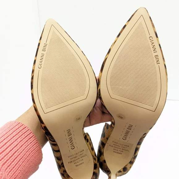 NWOT Gianni bini cheetah heels - Picture 12 of 16